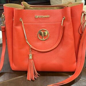 Persaman New York Tote Large Leather Handbag